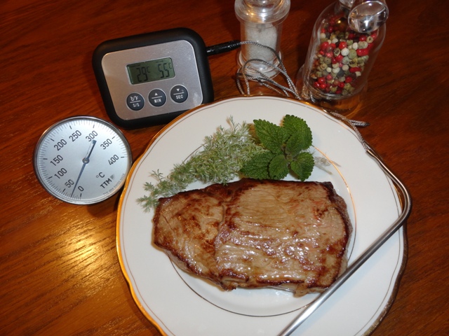Steaks de bœuf cuisson basse température